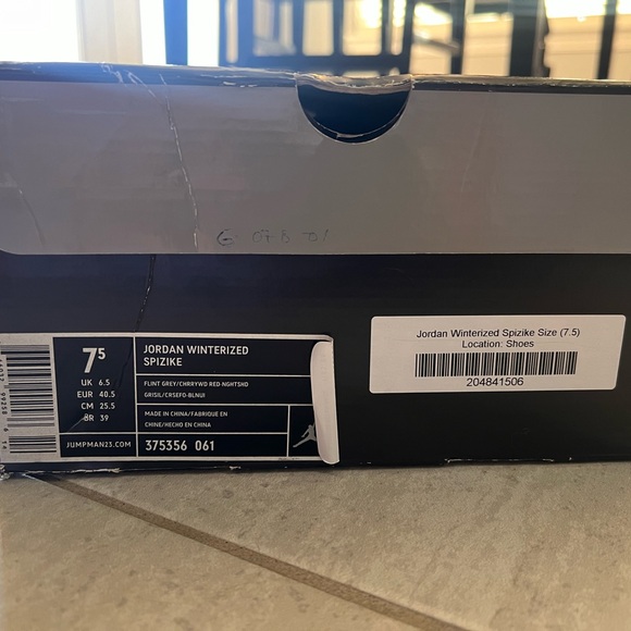 *Rare* COA Jordan Winterized Spizike Boot Flint Grey Cherrywood Nightshade - Picture 4 of 16